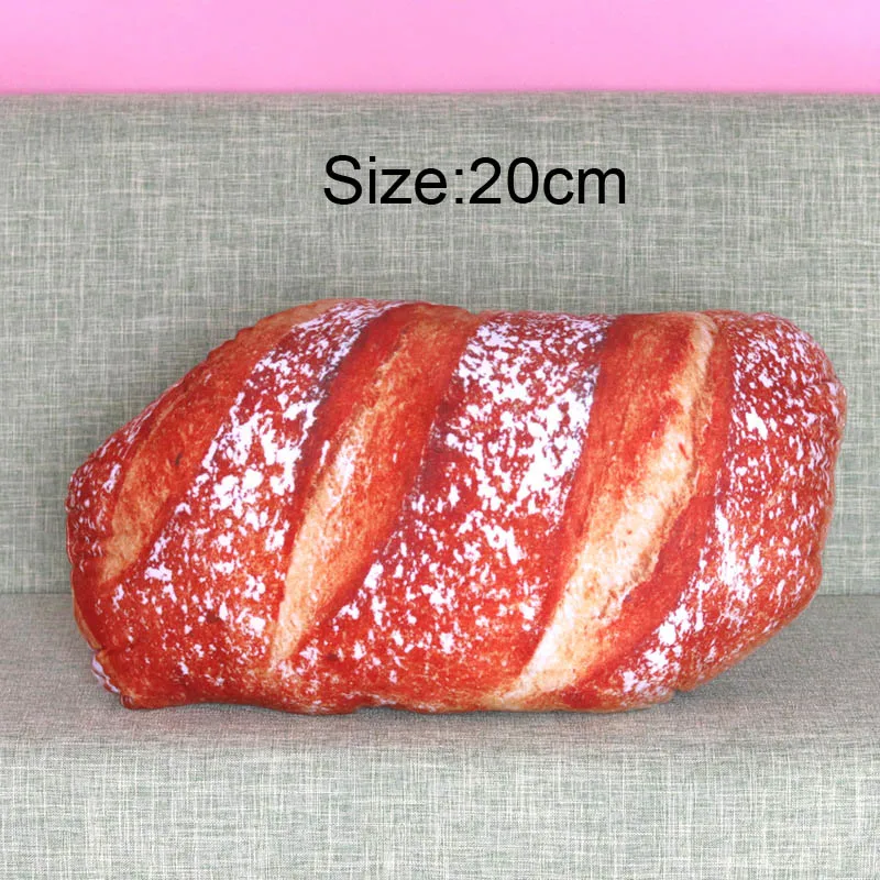 red bread-20cm Моделирование древесины текстуры Большой ивы Пирс моделирование съемные моющиеся подушки для дивана домашние декоративные - Цвет: red bread-20cm