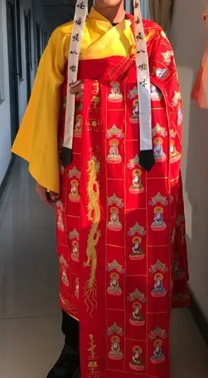 Буддийские монахи унисекс тысяча будд буддийские одежда для медитации вышивка