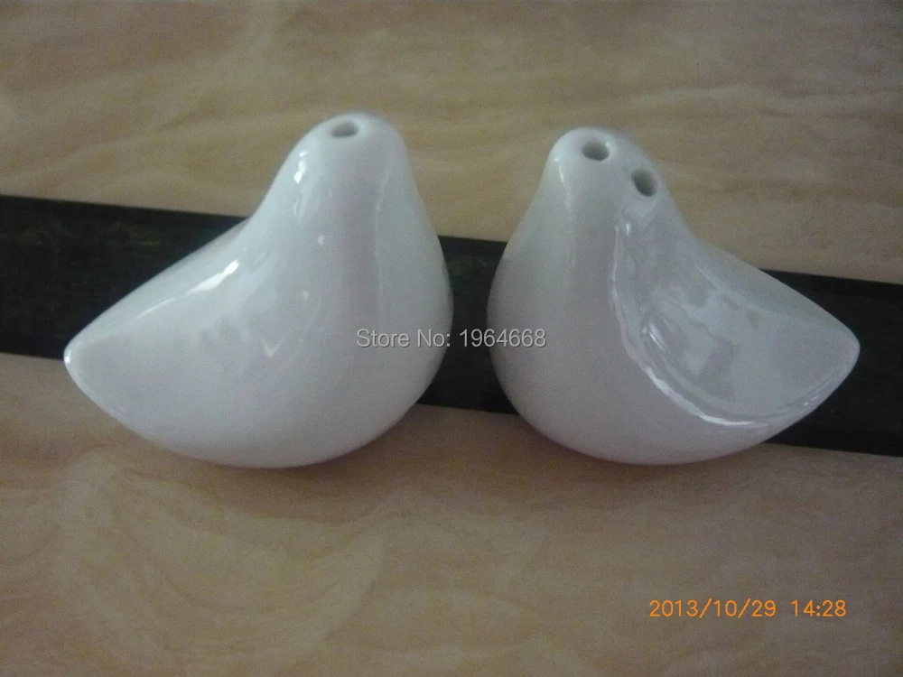 14 шт./лот свадебный подарок керамический фарфор любовь птица соль и перец шейкеры