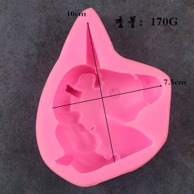 Unicorn Meteor Tail Cake Decoration Silicon Mold Chocolate DIY Liquid Turn Sugar Aromatic Fumigata Plaster A1679 | Дом и сад