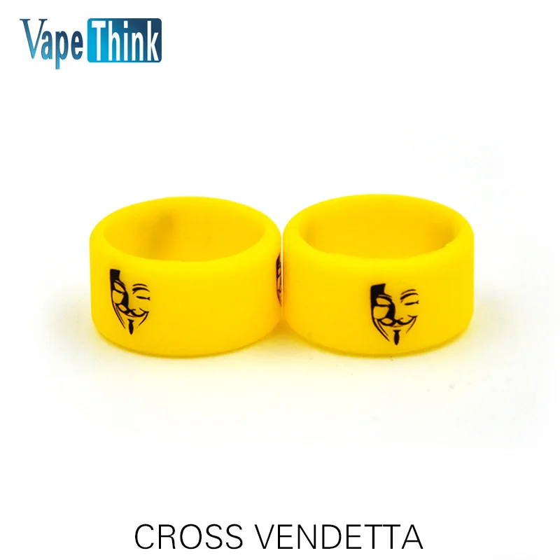 Vapethink V Vendetta Vape Band Силиконовое резиновое гелевое кольцо для электронной сигареты