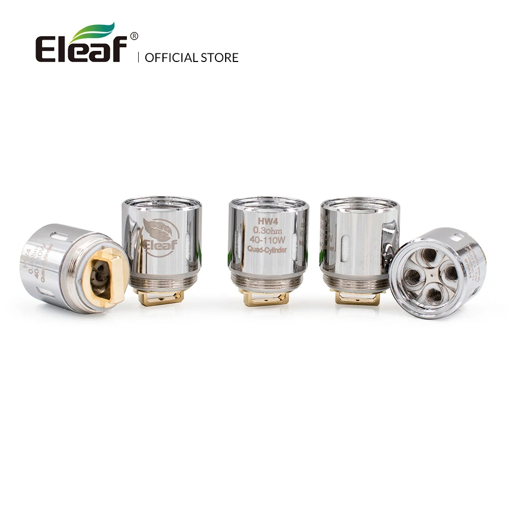 10 шт./лот оригинал Eleaf HW4 четырехцилиндровый 0 3 Ом головка 40-110 Вт используется для