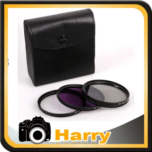 

4 in 1 43mm Filter kit UV FLD CPL Polarizing Circular+Filter Case Bag for Lumix GF6 14mm Samsung NX10 NX11 NX20 NX 20mm 30mm