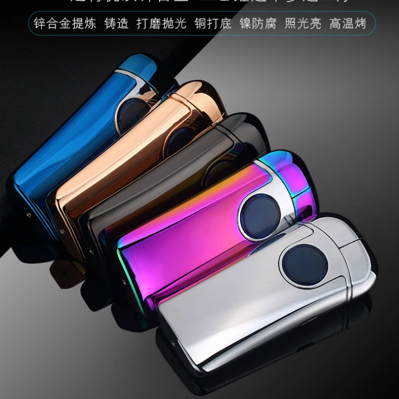 Новинка двухдуговая Зажигалка летучая мышь перезаряжаемая USB новинка