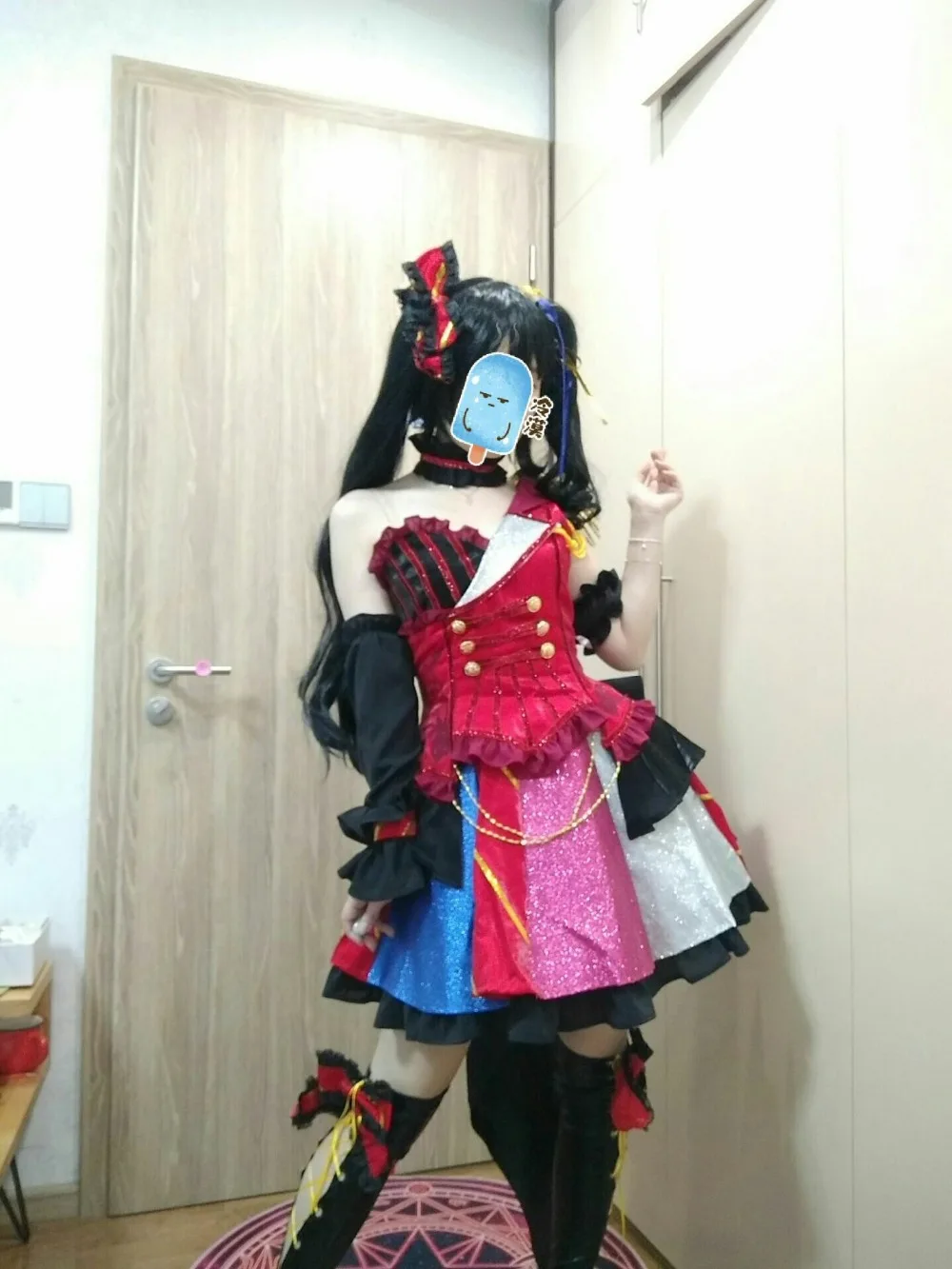 Кошмар Date a Live аниме Косплэй Idol Каруми костюм платье женский подарок |