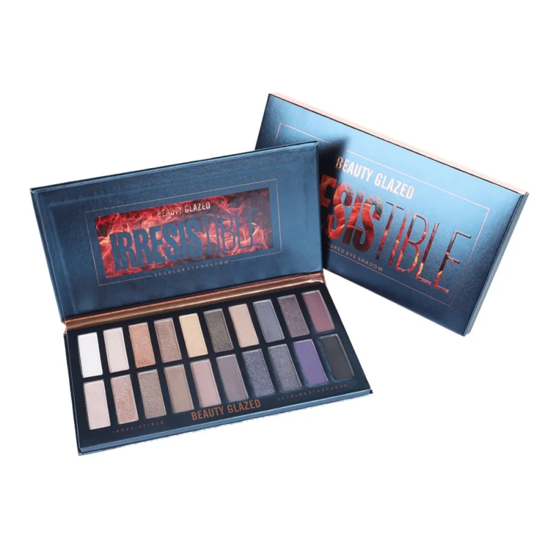 Брендовые тени для век 20 цветов пудра натуральные мерцающие матовые Палитра