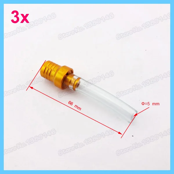 3 шт./упак. Золотой топливный бак Дыхательный Шланг для вентиляционного отверстия