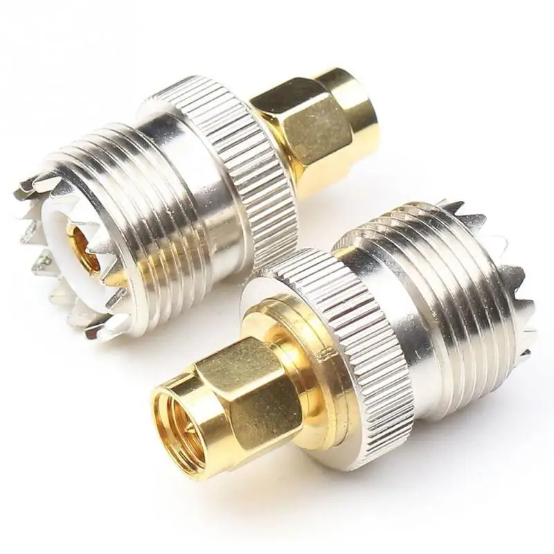 2 шт. UHF Женский SMA Мужской PL-259 SO-239 разъем РЧ коаксиального адаптера pl259 конвертер#05