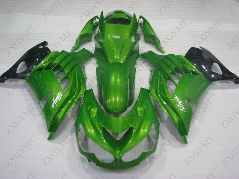 Обтекатель из АБС пластика Zx14 Zx 14r 2012 2015 жемчужно зеленый 60 пластиковых