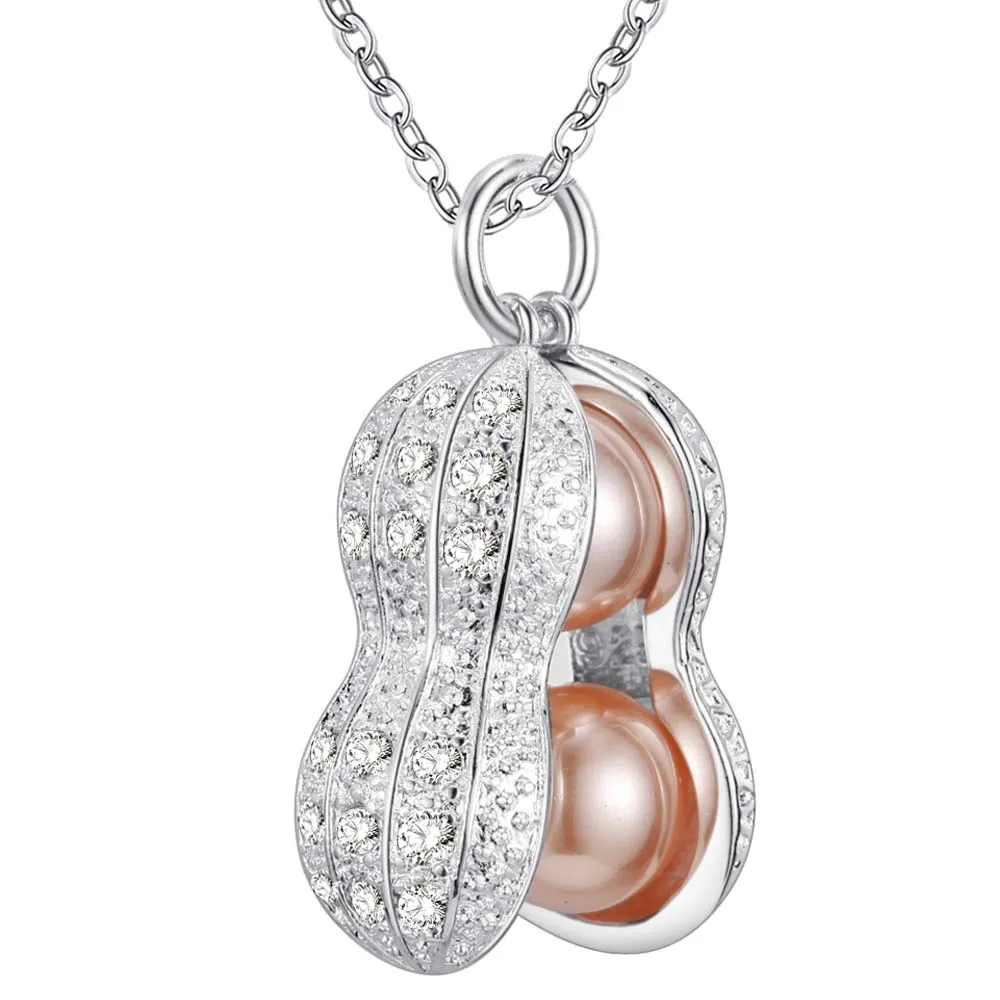 Женское вечерние жерелье с кулоном и жемчугом серебристого цвета|necklace with|designer
