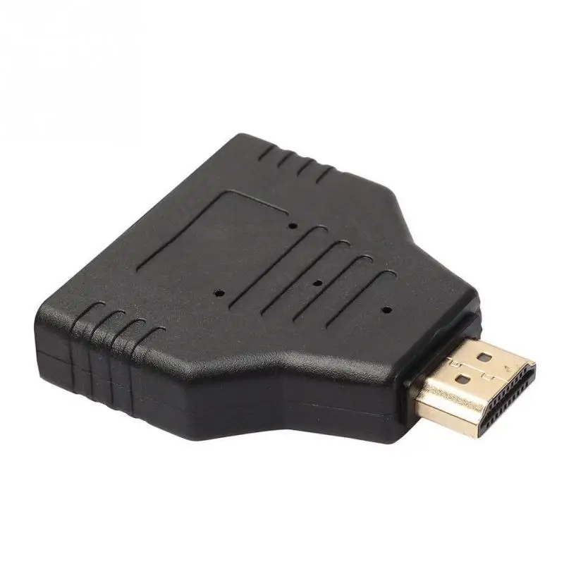 2018 new hot sales HDMI Male To Dual Female 1 to 2 Way Splitter Adapter For HD TV | Электроника