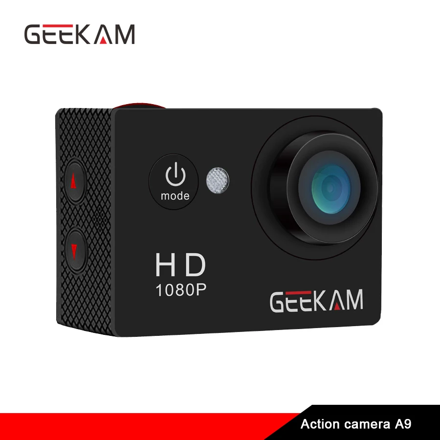 Оригинальная Экшн камера GEEKAM A9 go Mini camaras deportivas велосипедная видеокамера