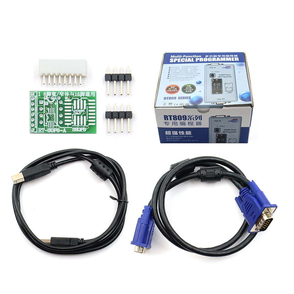 RT809F ISP программатор/RT809 lcd usb программатор ремонтные инструменты 24-25-93 serise IC с 11