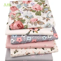 chainhoprint twill cotton fabricwarm pink floral for diy quilting sewingtissue of babychildsheetpillow material1 meter