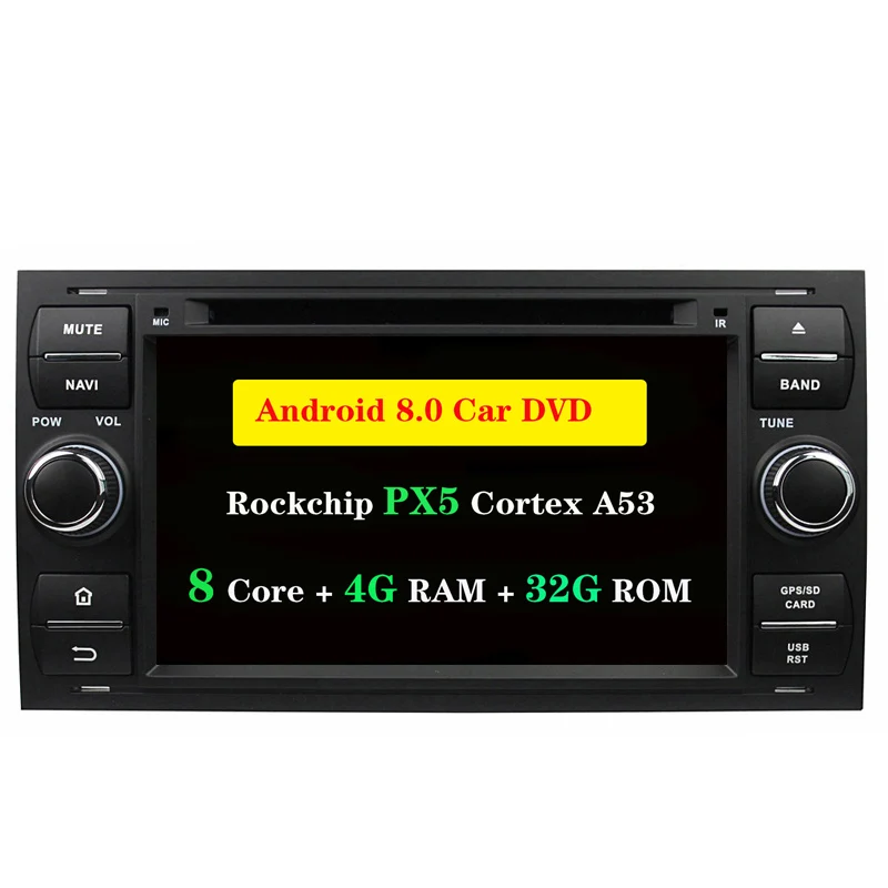 Ectwodvd Android 8 1/8 0 автомобильный DVD gps для Ford Focus/Galaxy Mondeo 2003 2004 2005 2006 S MAX/C MAX/извещение о