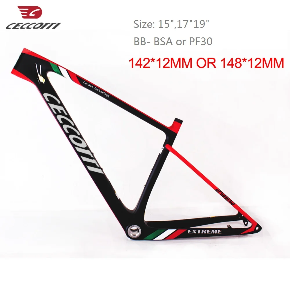 Новейшая карбоновая mtb рама 29er 27,5 ER 15 17 19 BSA BB30 коническая рама для горного велосипеда 2 года