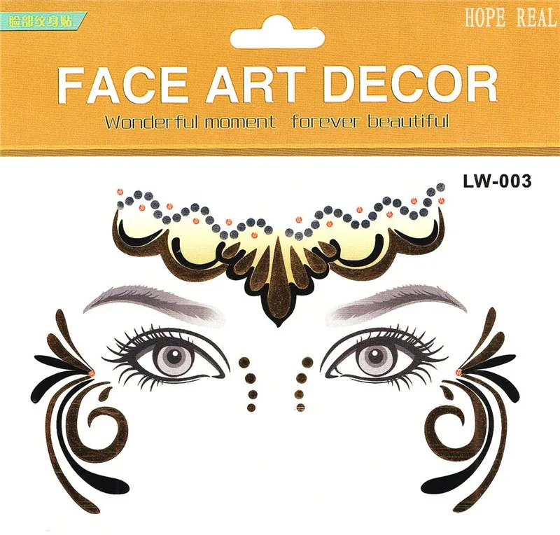2 шт./Лот Хэллоуин Харадзюку наклейка для глаз забавные наклейки лица коричневые