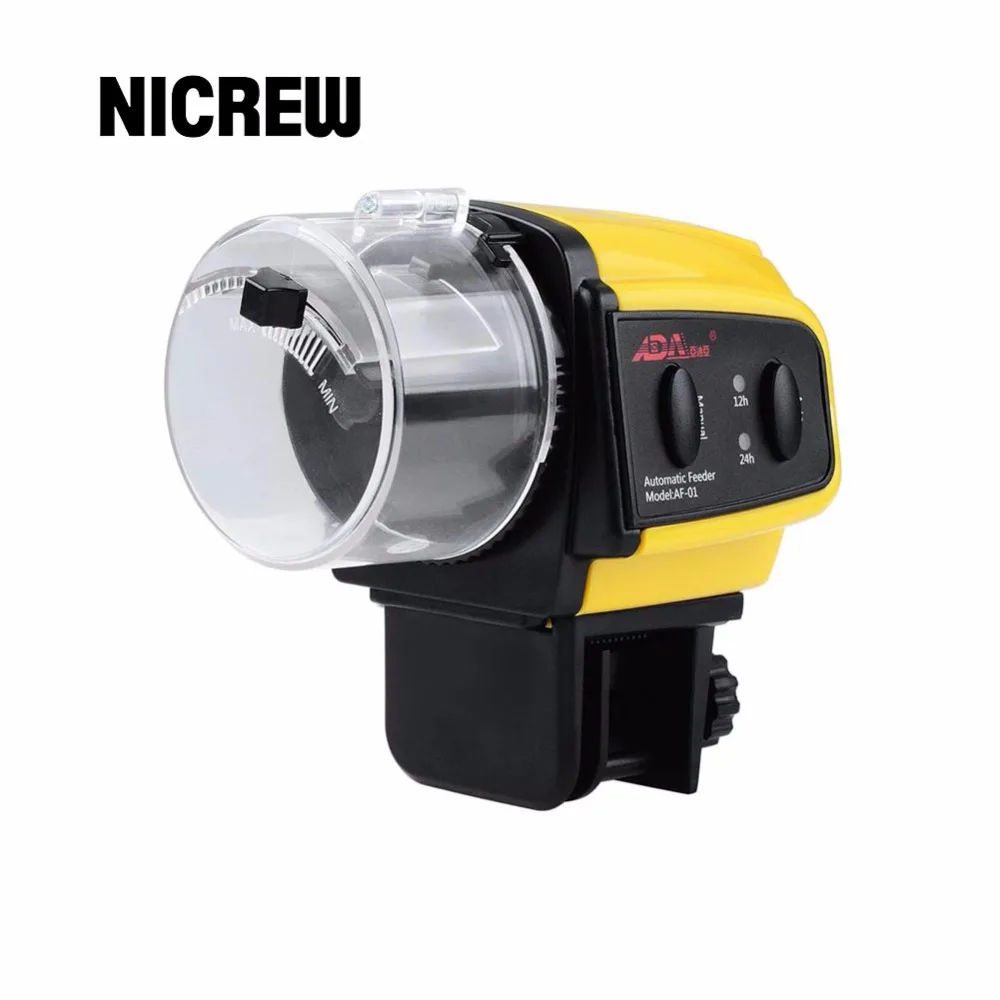 Nicrew аквариум Автоматическая подачи рыбы цифровой ЖК дисплей таймер Еда