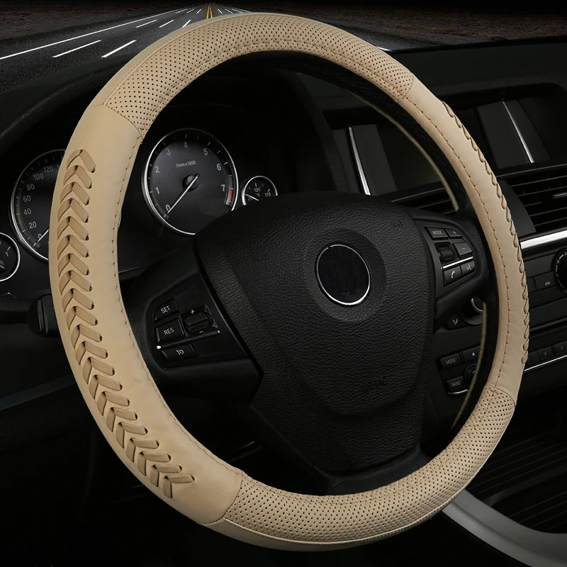 Ручной Кожаный Автомобильный руль Крышка для toyota LAND CRUISER Land Cruiser 200 Prado 150 120