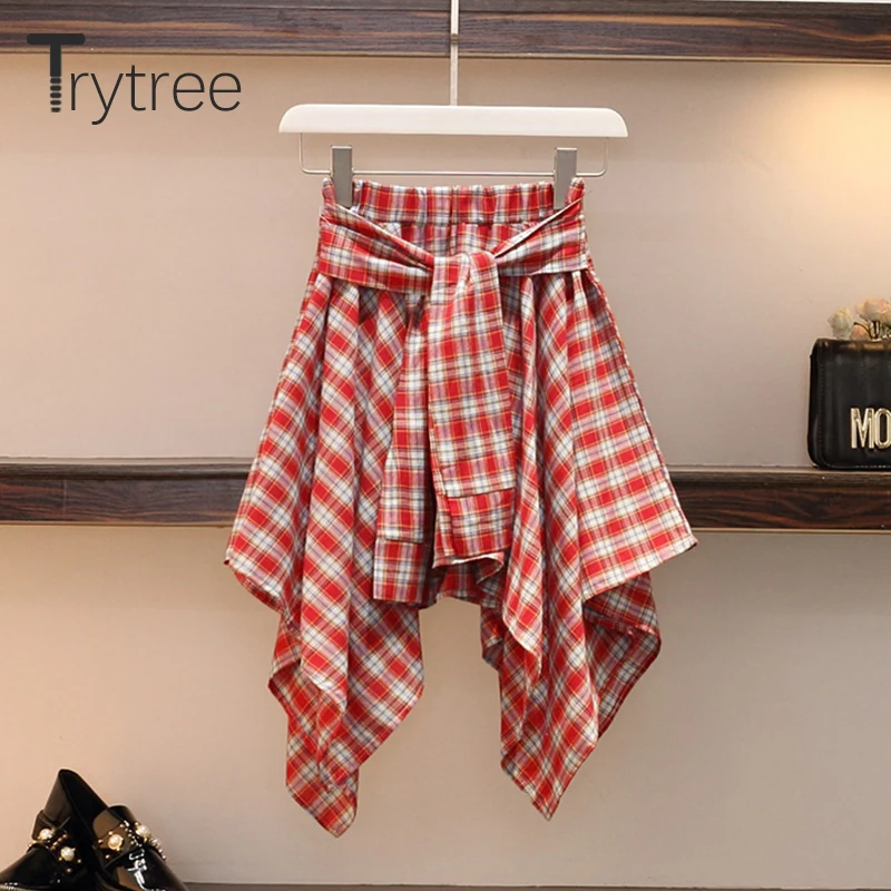 Trytree летний женский топ комплект из двух предметов Повседневный хлопок полиэстер