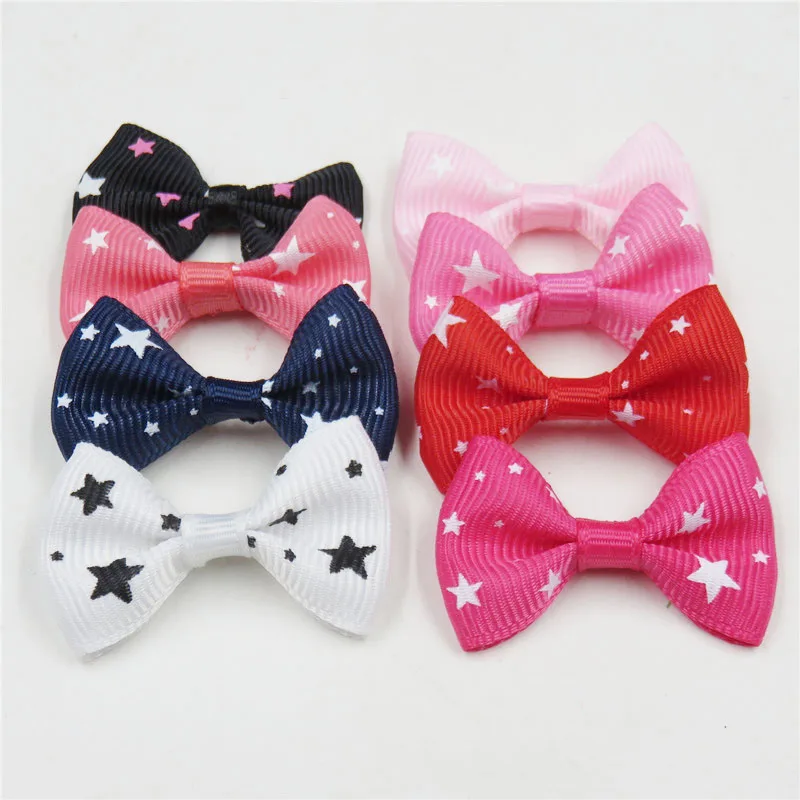 Заколка для волос с милыми звездами и маленьким бантом девочек детские резинки