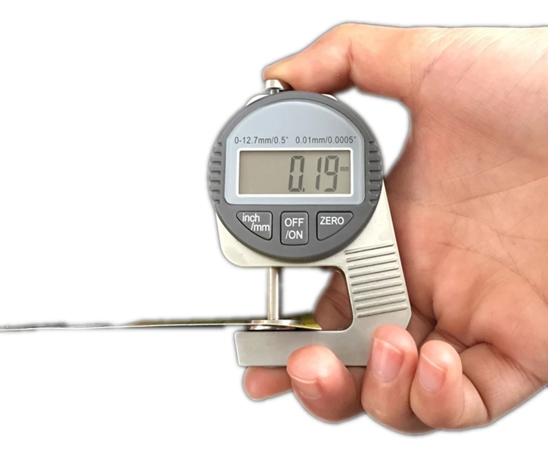 Портативный Электронный индикатор толщины циферблата цифровой мини измеритель 0