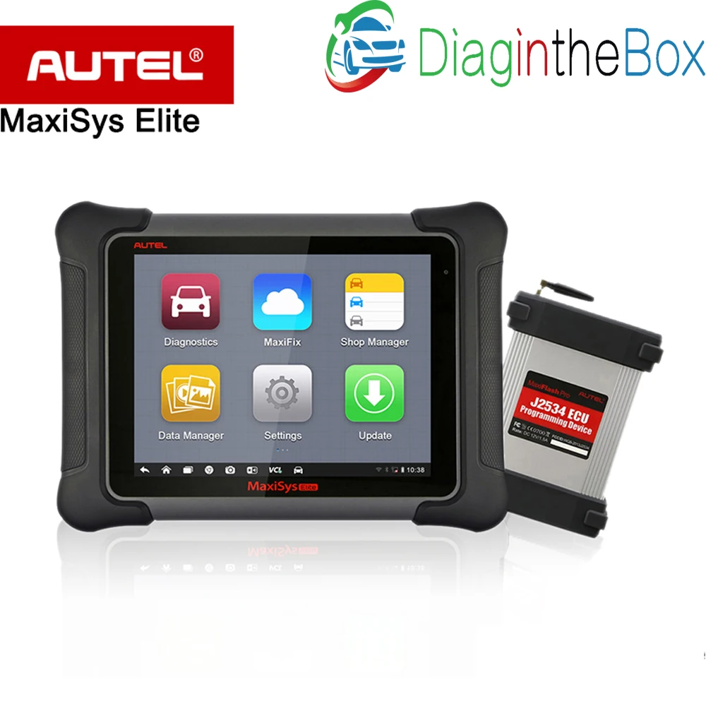 Autel MaxiSys Elite Профессиональный диагностический инструмент с J2534 лучше чем MS908P Pro
