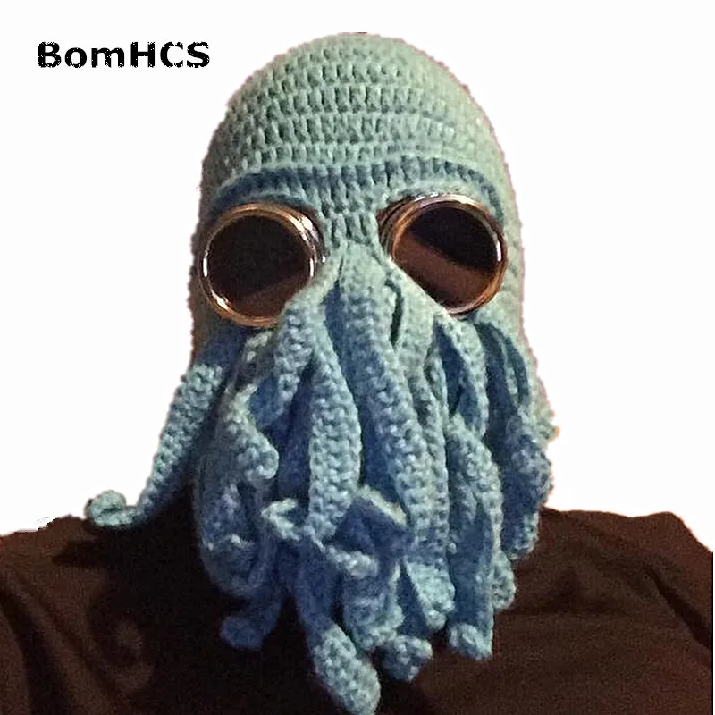 Трикотажная шапка BomHCS novtentacle Octopus Cthulhu Ветрозащитная маска подарок на день