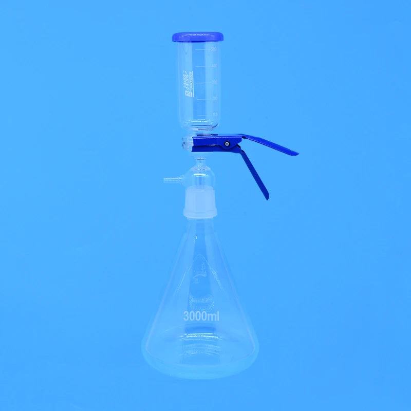 3000ml Vacuum Suction Filter Device Sand core filtration devices solvent filter device with flask |