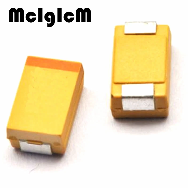 Танталовый конденсатор MCIGICM 20 шт. D 7343-31 100 мкФ 10V SMD | Электронные компоненты и