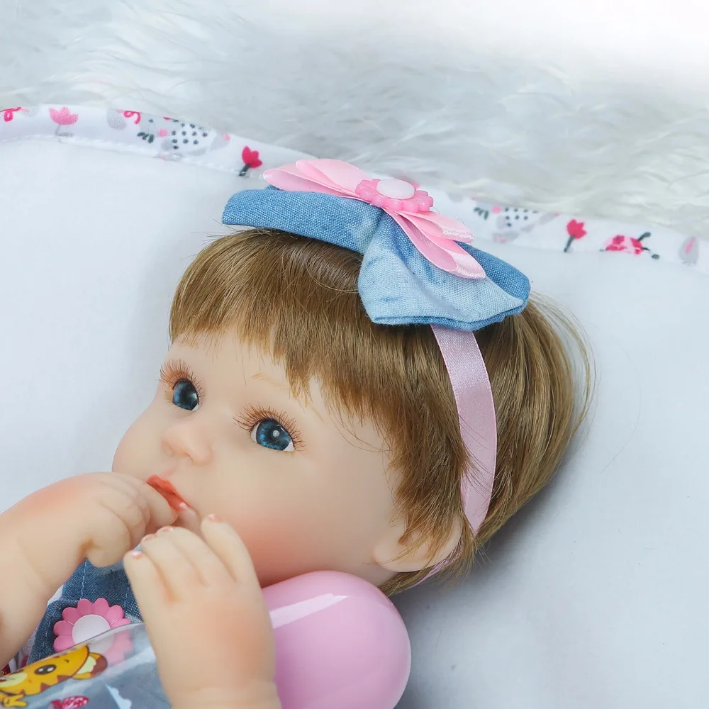 

40cm Silicone Reborn Baby Dolls kids Playmate Gift For Girls 16 Inch bebe Alive Reborn bonecas fashion brand NPK dolls