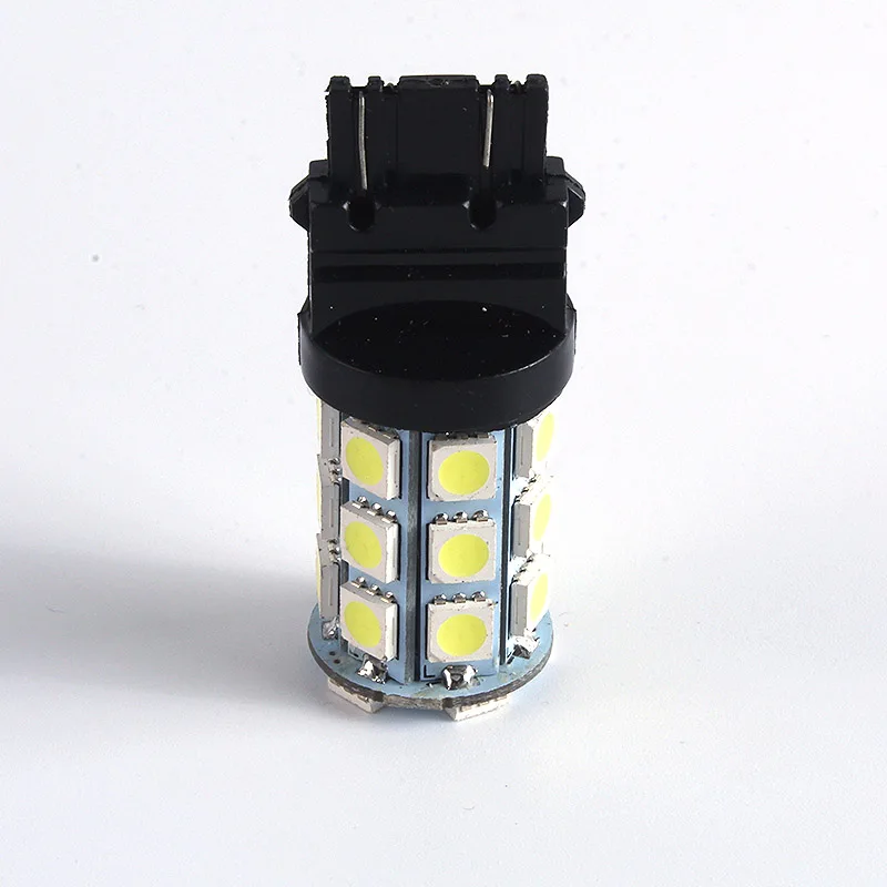 10 шт. X T25 3156 3157 27 smd 5050 Светодиодная ампула 3057LL 3155 3155LL 3156LL Voiture De Frein Arriere lumiere blanc