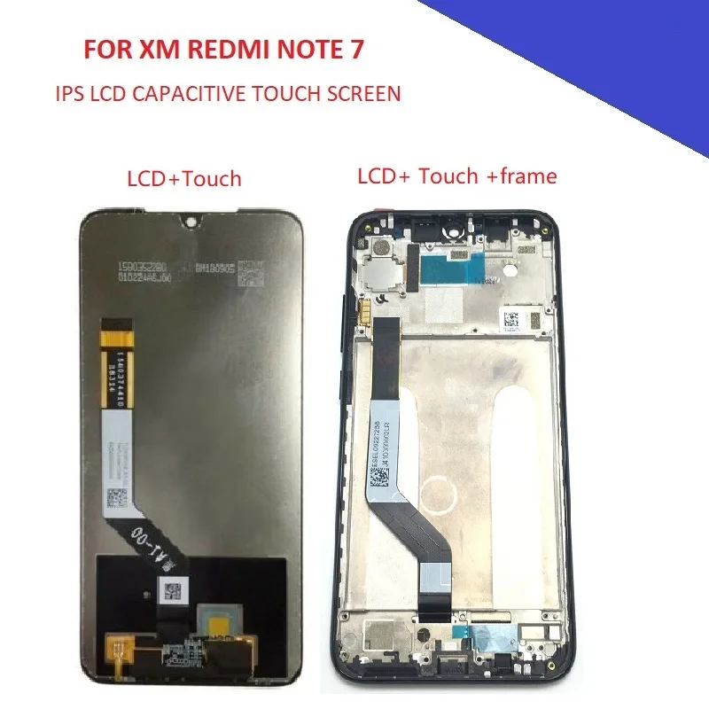 ЖК дисплей 6 3 дюйма для Xiaomi Redmi NOTE7 NOTE 7 экран сенсорная панель в сборе детали