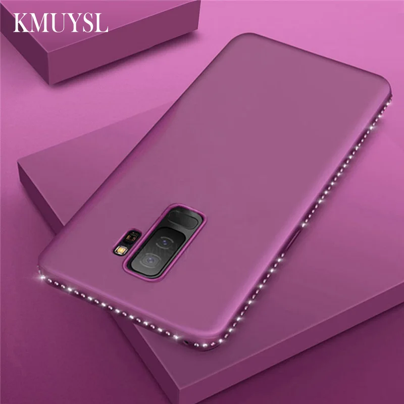 Диаманта Bling чехол для samsung galaxy A7 A8 A6 S8 S9 S10 плюс S10E J4 J6 J8 J5 J7 Prime A5 A3 A7 Note 9 8 Мягкая обложка