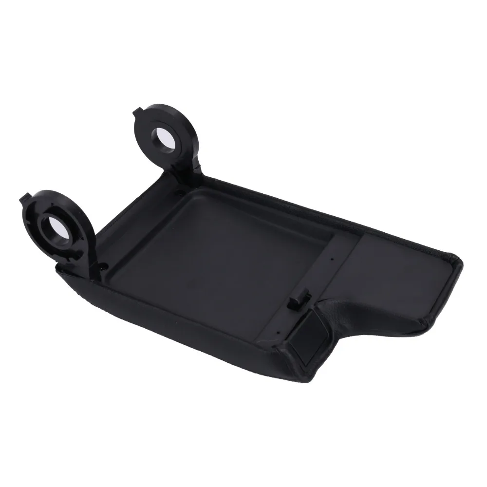 Черная крышка подлокотника из искусственной кожи с центральной консолью для BMW E46