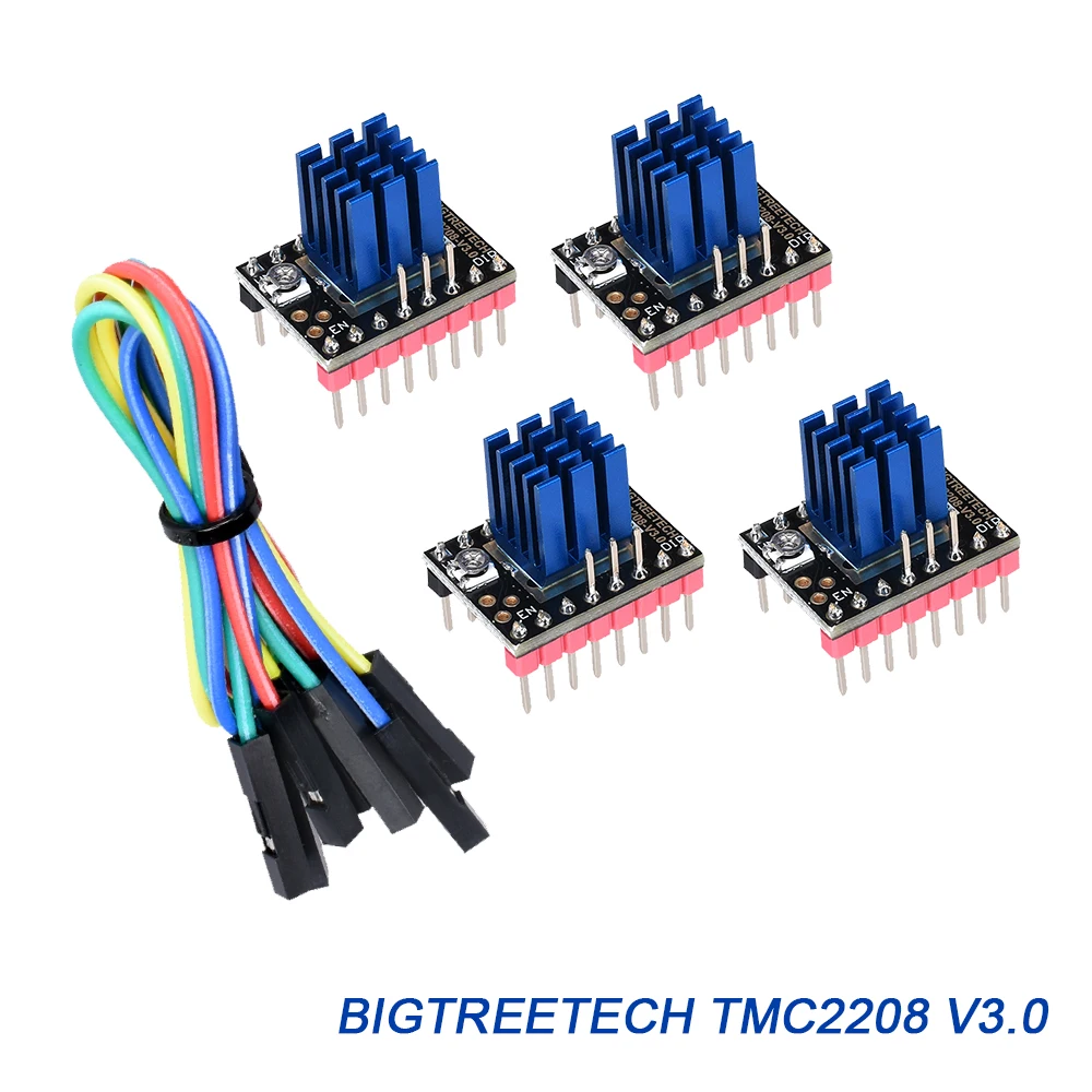 Драйвер BIGTREETECH TMC2208 V3.0 UART для шагового двигателя устройство управления шаговым