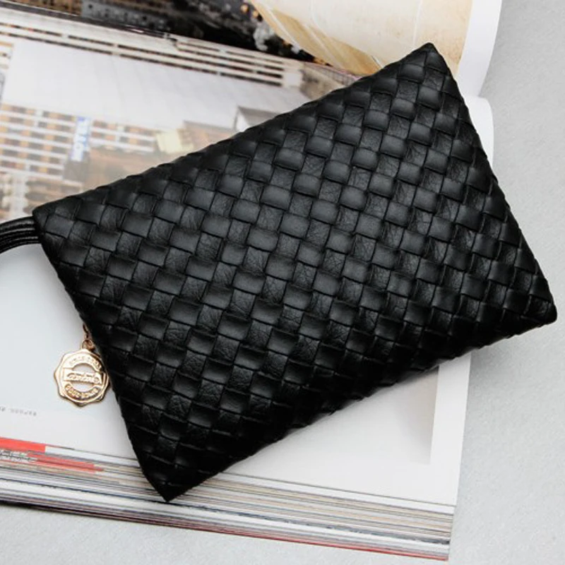 Горячие ретро диких вязать PU кошелек сцепления Кошелек Сумки | Багаж и сумки