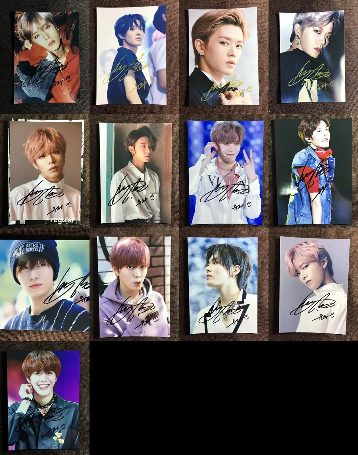 NCT 127 NCT127 Nakamoto Yuta фото с автографом коллекция 5*7 13 версий 69EA|Открытки и приглашения|