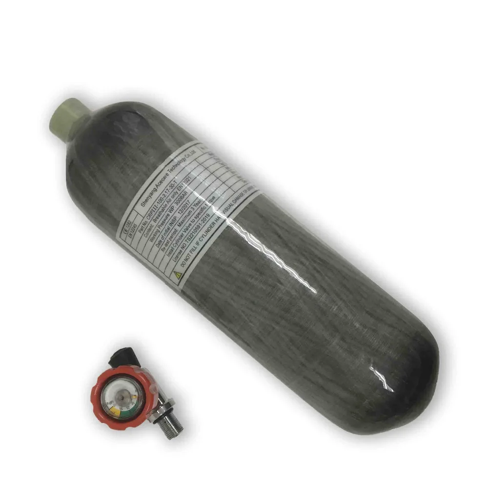 Verkaufen AC121711 2,17 L Gas Zylinder Tauchen Luft Paintball Tank Gewehr Druck Für Jagd 4500Psi Co2 Flasche Airforce Condor Unterwasser
