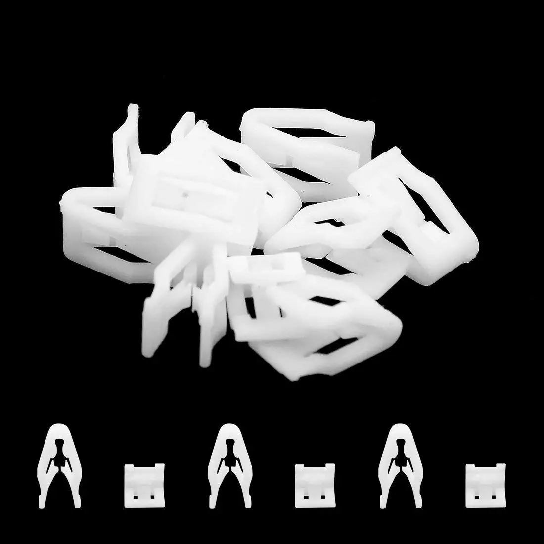 

uxcell 10Pcs 7mm Hole White Plastic Rivets Car Auto Dashboard Panel Trim Clips Retainer, 10 Pack