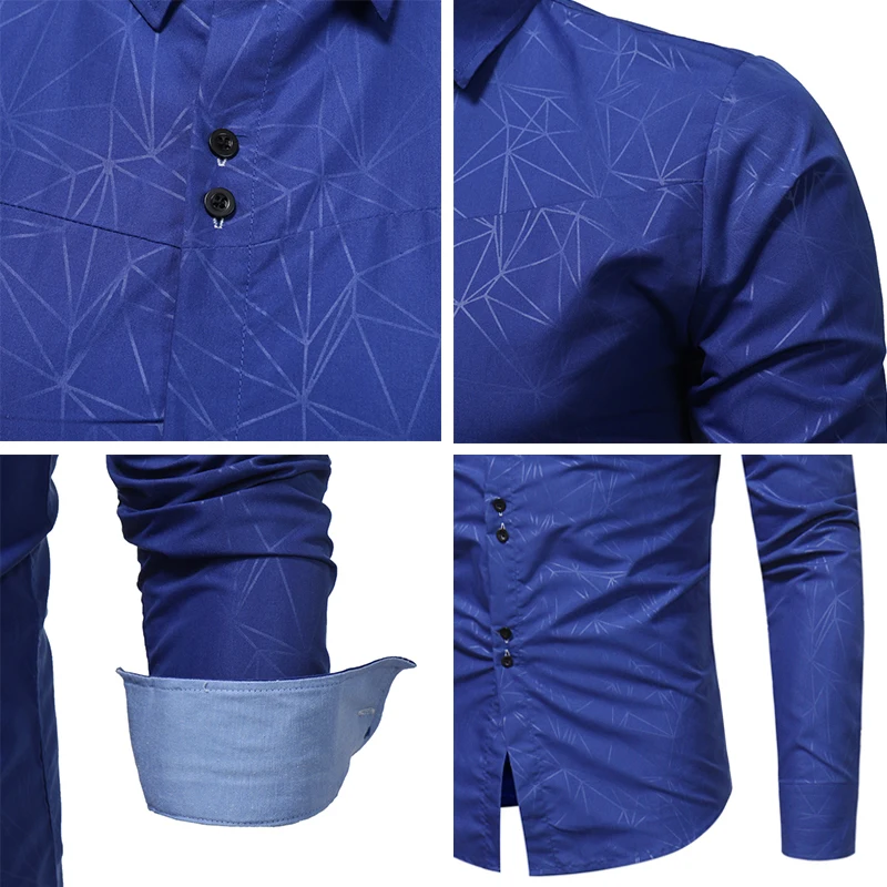 Мужская приталенная рубашка с длинными рукавами мужская белая черная однотонная