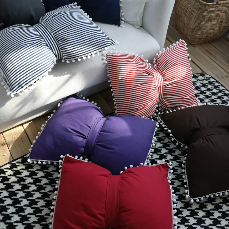 Горячая Распродажа милая симпатичная Подушка узлом для дома или офиса