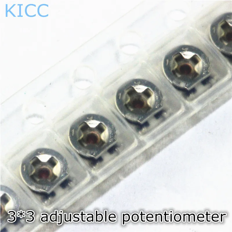 

200R 3*3 Trimmer Resistors EVM3ESX50B22 Adjustable potentiometer (20Pcs/Lot)