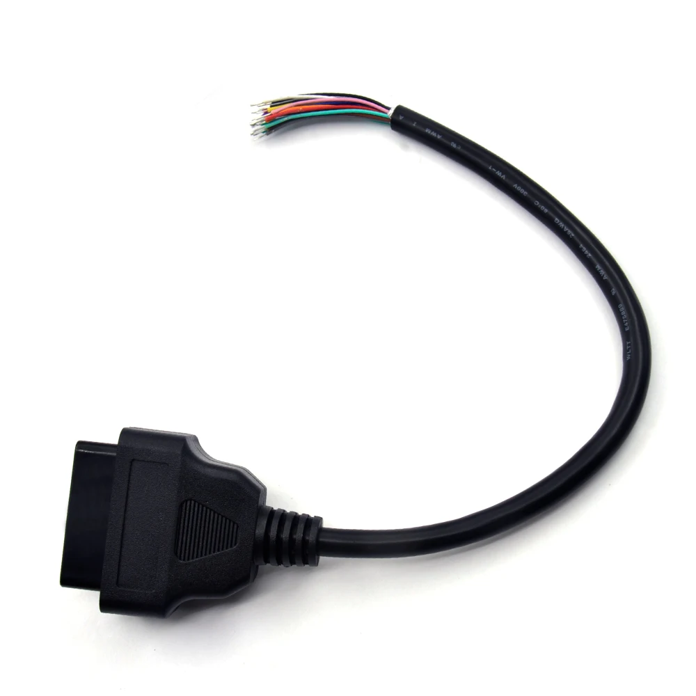16 штырьковый разъем OBD2 для удлинительного адаптера ELM327 кабель OBDII EOBD ODB2 Pin адаптер