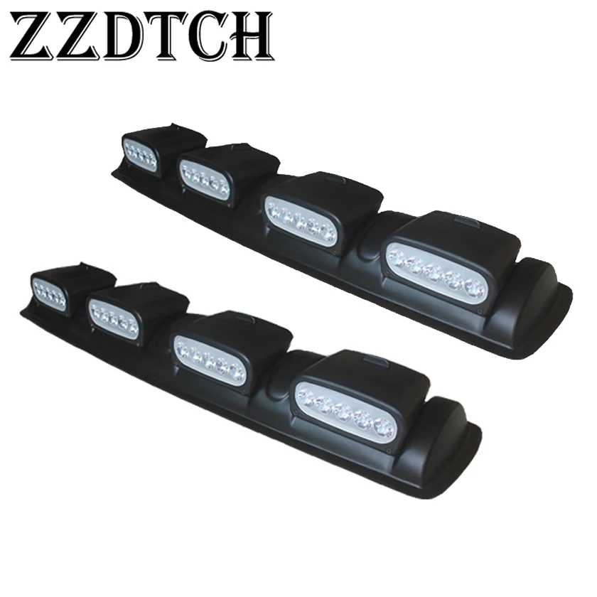 ZZDTCH 1 шт. светодиодный 12V устанавливаемый на крыше автомобиля противотуманная