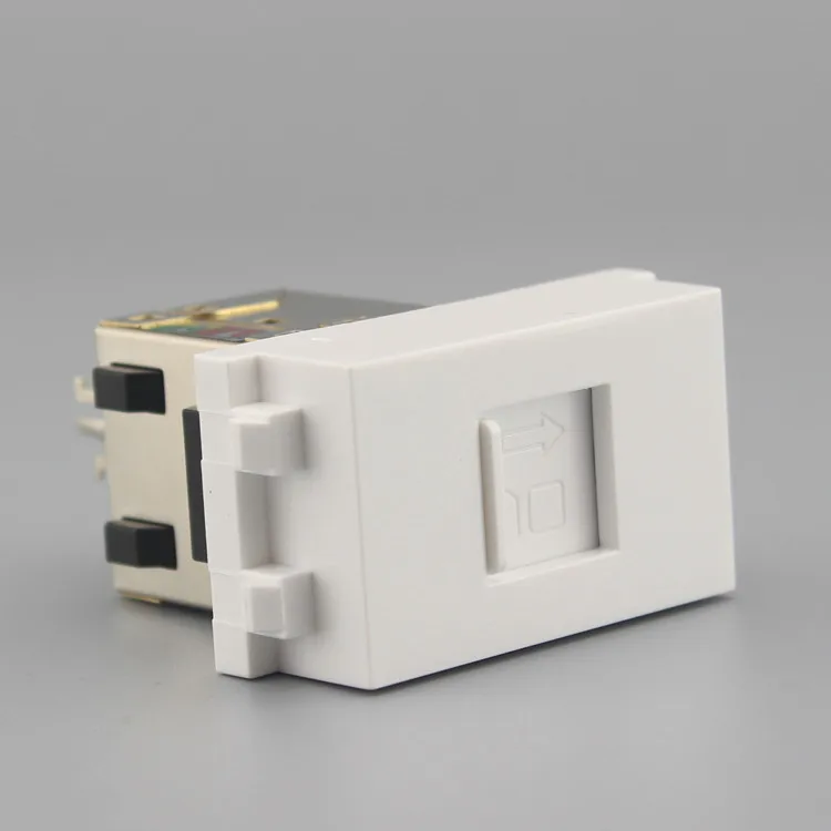 SeTo 128 Type RJ45 Network Cat6 Module Shield Connector Keystone For Wall Plate Socket | Обустройство дома