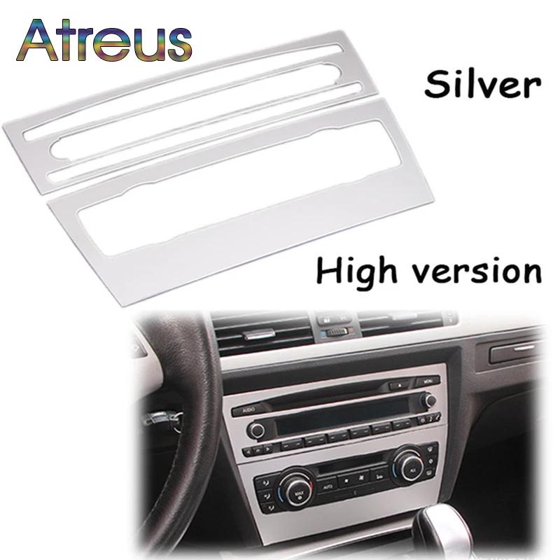 Atreus 2X алюминиевый сплав для BMW E90 E92 E93 3 серии Кондиционер CD панель декоративная