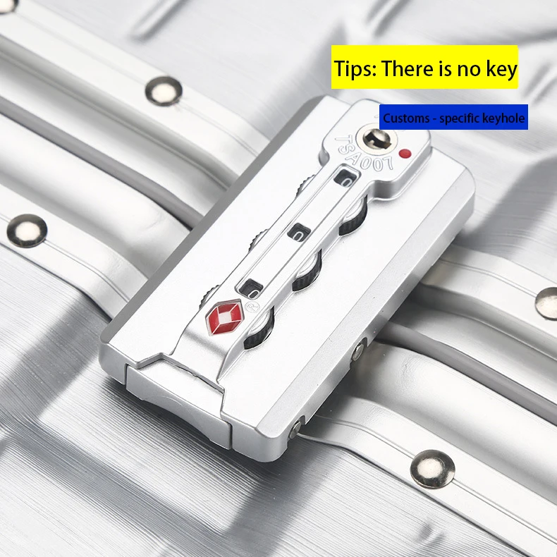 20 24 26 29''Aluminum большая емкость корпус из поликарбоната чемодан замок переноска
