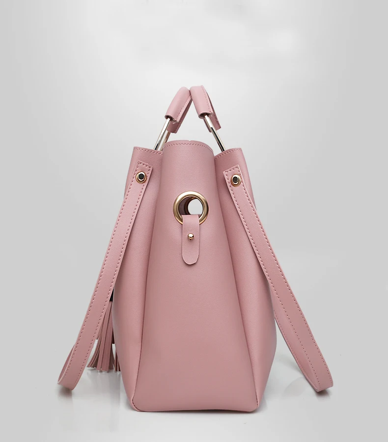 WENYUJH Sac Femme 3 шт./компл. женские сумочки кожаные сумки на плечо Большая вместительная Повседневная Сумка-тоут сумка с кисточками, сумочки и клатчи