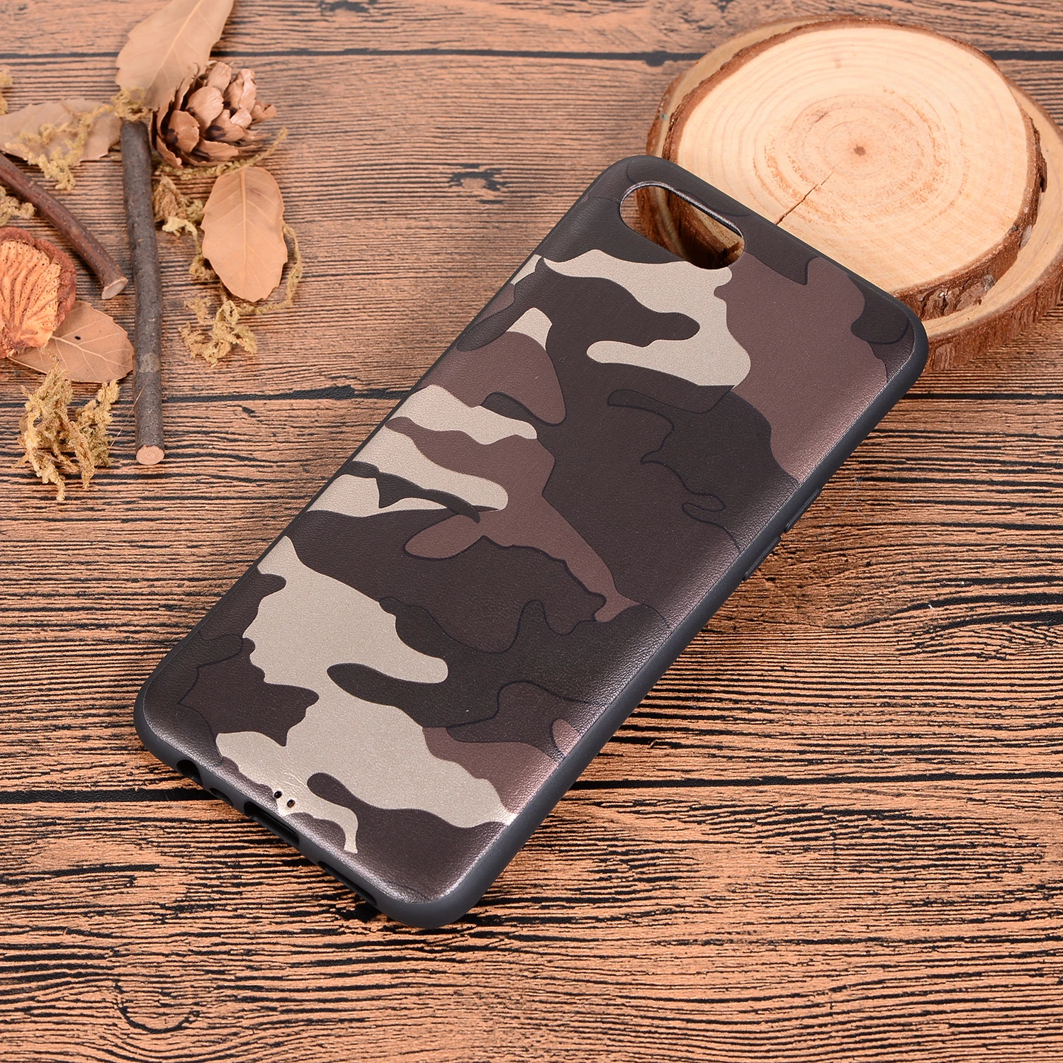 Camouflage Pattern Phone Case For Oppo Realme C2 Coque Green Soft TPU Silicone Back Cover Army Camo Etui Bag |
